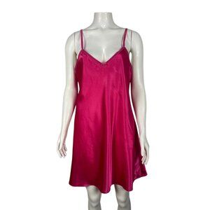 Vintage Morgan Taylor Intimates Slip Nightgown Medium Satin Chemise Lingerie